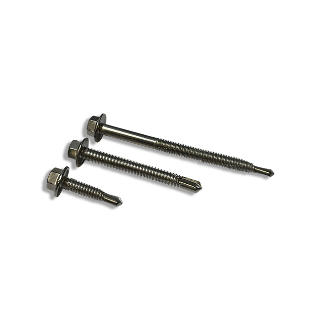 thumbnail image 2 of 10 X 3 Hex Washer Head Self Tapping Screws, TEK Screws, Self 2 of 11